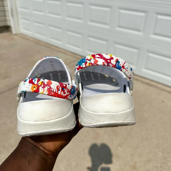 Skechers Women's Cali Gear Footsteps Splash Clog‎ - White - Picture 6 of 15